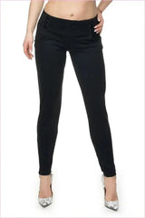 Button Trim Trousers Unique Style Fashion Pants