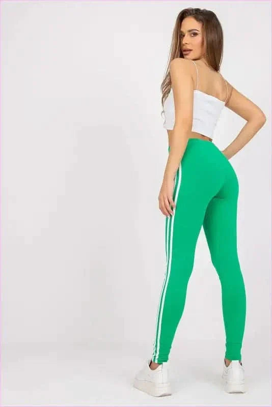 Buzz Green Fashionable Basic Leggings