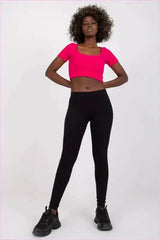 Buzz Green Fashionable Basic Leggings