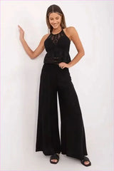 Casual Comfort Palazzo Pants Unique Style Fashion