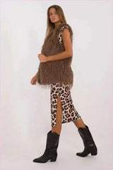 Casual Style Fur Vest Polyester Fashion