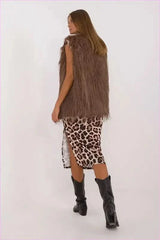Casual Style Fur Vest Polyester Fashion