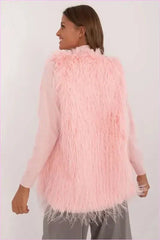 Casual Style Fur Vest Polyester Fashion