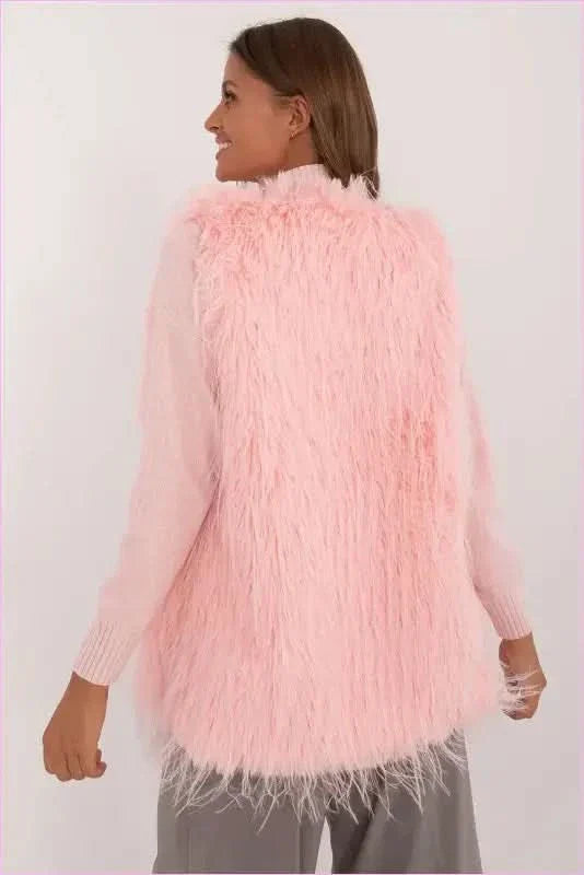 Casual Style Fur Vest Polyester Fashion