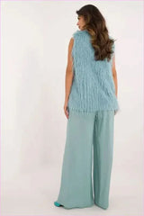 Casual Style Fur Vest Polyester Fashion