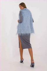 Casual Style Fur Vest Polyester Fashion