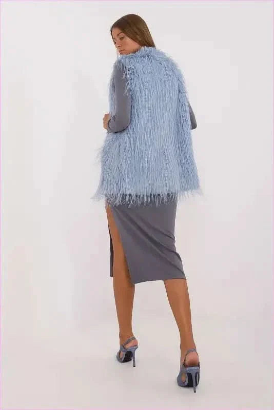 Casual Style Fur Vest Polyester Fashion