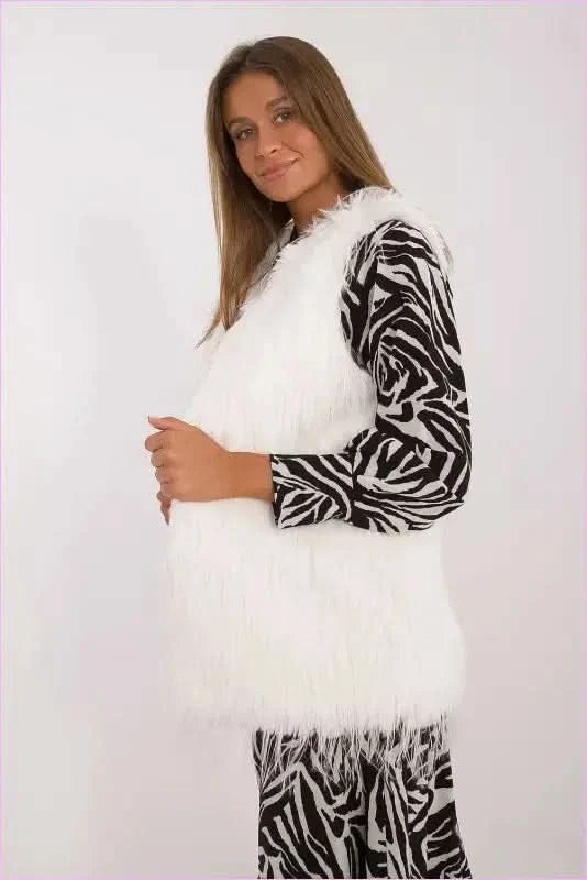 Casual Style Fur Vest Polyester Fashion