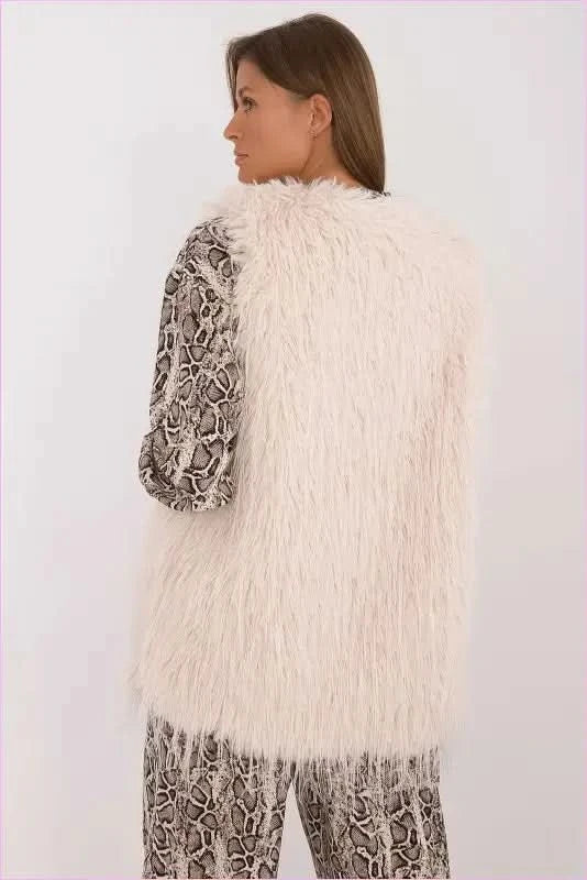 Casual Style Fur Vest Polyester Fashion