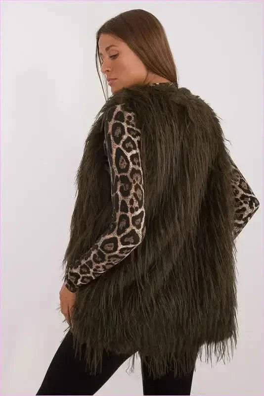 Casual Style Fur Vest Polyester Fashion