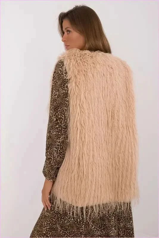 Casual Style Fur Vest Polyester Fashion