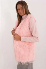 Casual Style Fur Vest Polyester Fashion