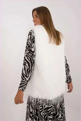 Casual Style Fur Vest Polyester Fashion