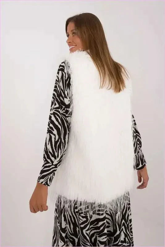 Casual Style Fur Vest Polyester Fashion