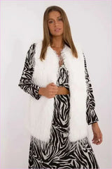 Casual Style Fur Vest Polyester Fashion