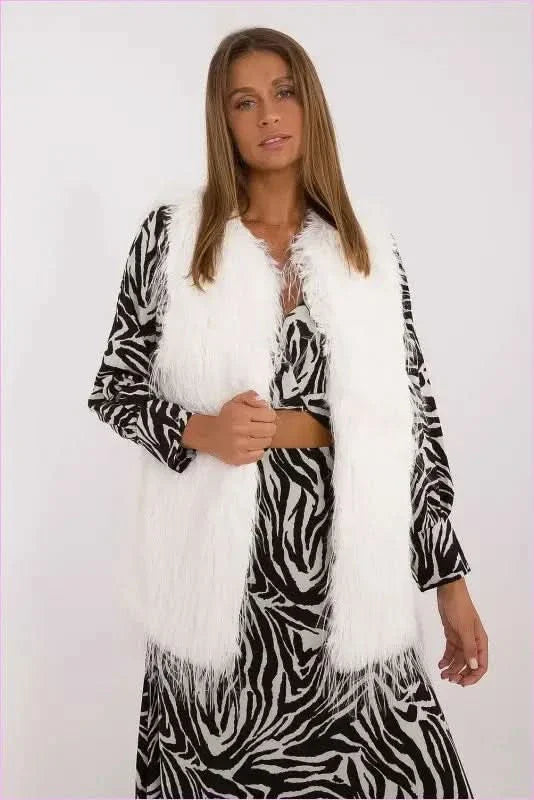 Casual Style Fur Vest Polyester Fashion