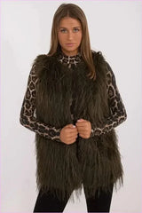 Casual Style Fur Vest Polyester Fashion