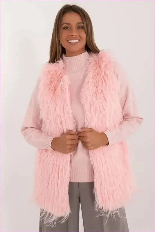 Casual Style Fur Vest Polyester Fashion