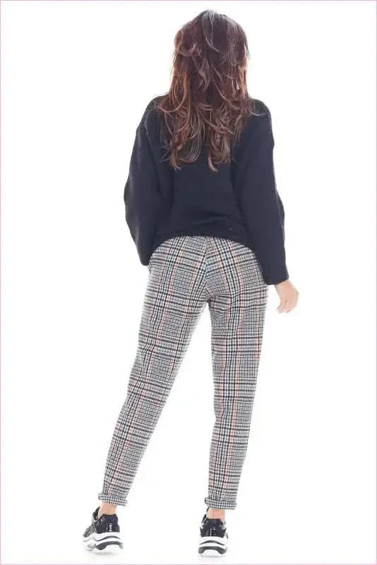 Checked Trousers Unique Fashion Style