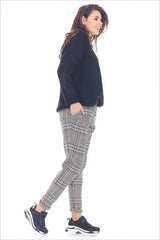 Checked Trousers Unique Fashion Style