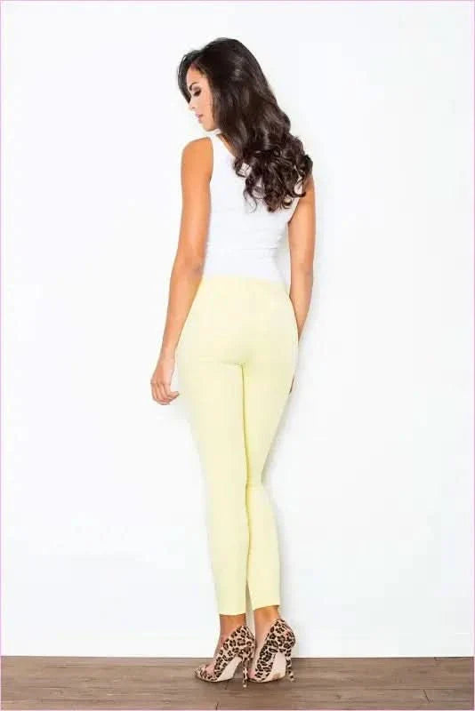 Chic 7/8 Cigarette Pants Unique Style Fashion