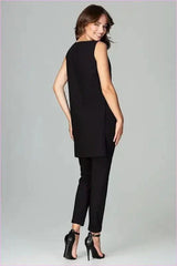 Chic Blouse and Trousers Set Unique Style Fashion
