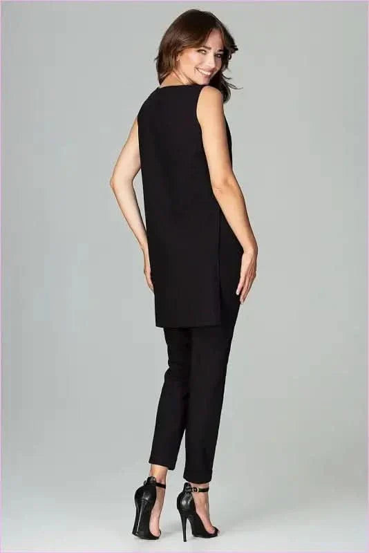 Chic Blouse and Trousers Set Unique Style Fashion