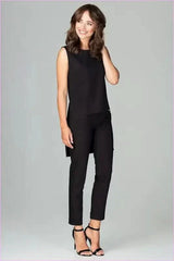 Chic Blouse and Trousers Set Unique Style Fashion