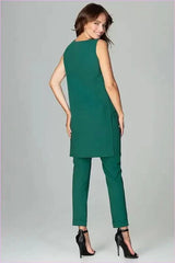 Chic Blouse and Trousers Set Unique Style Fashion