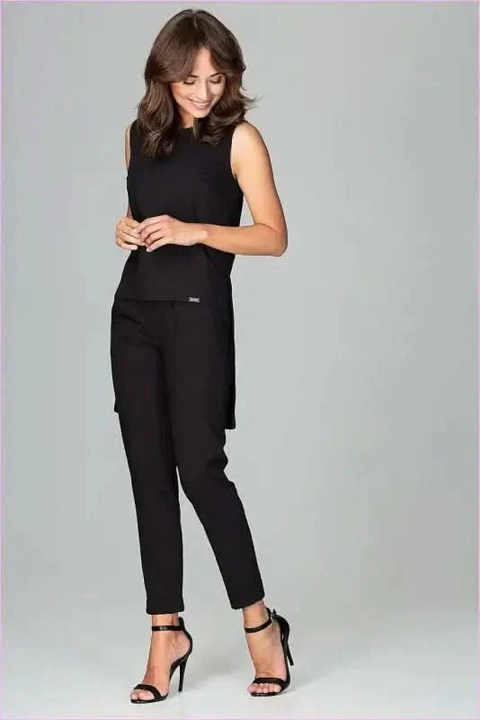 Chic Blouse and Trousers Set Unique Style Fashion