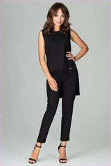 Chic Blouse and Trousers Set Unique Style Fashion