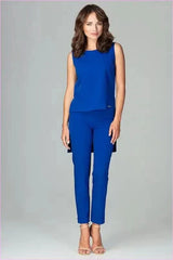 Chic Blouse and Trousers Set Unique Style Fashion