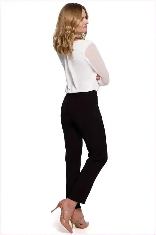 Classic Straight Leg Trousers Fashion Style