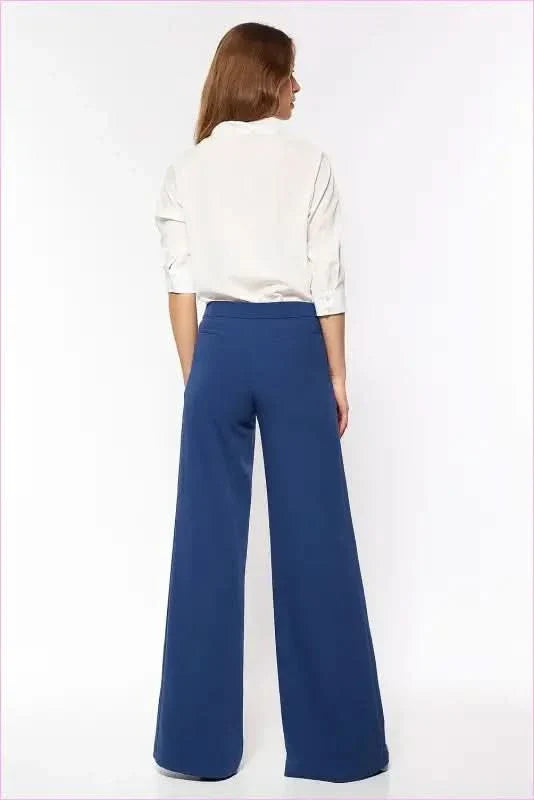 Cobalt Palazzo Pants Unique Spring Fashion Style