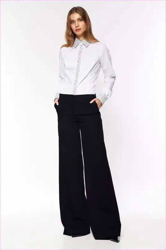 Cobalt Palazzo Pants Unique Spring Fashion Style