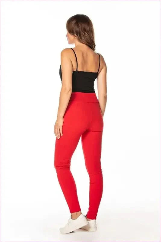 Comfy Cotton Knit Pants Polish Style