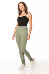 Comfy Cotton Knit Pants Polish Style