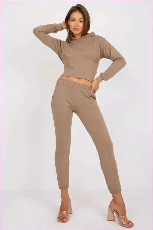 Corset Sweatshirt Set Unique Fashion Style