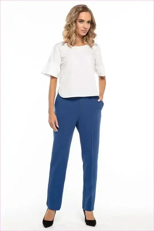 Cotton Knit Trousers Unique Style Fashion