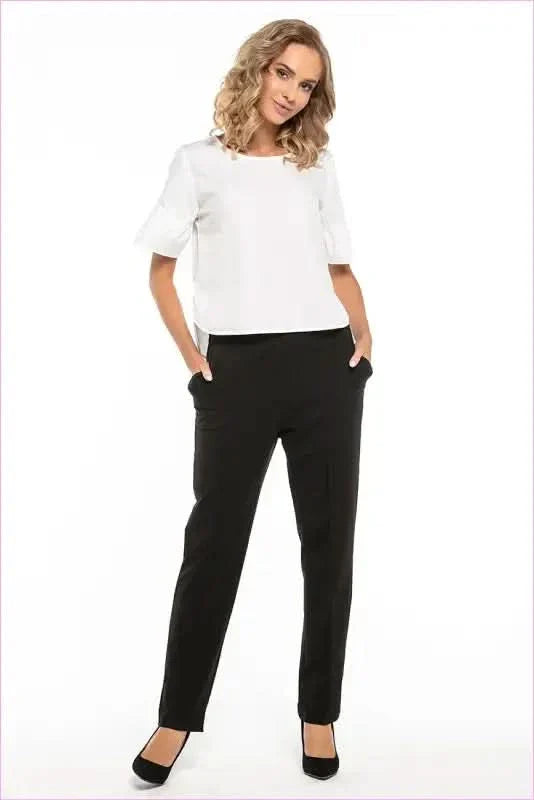 Cotton Knit Trousers Unique Style Fashion