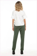Cotton Knit Trousers Unique Style Fashion