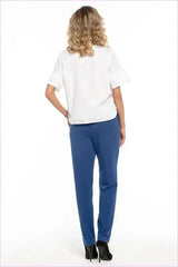 Cotton Knit Trousers Unique Style Fashion