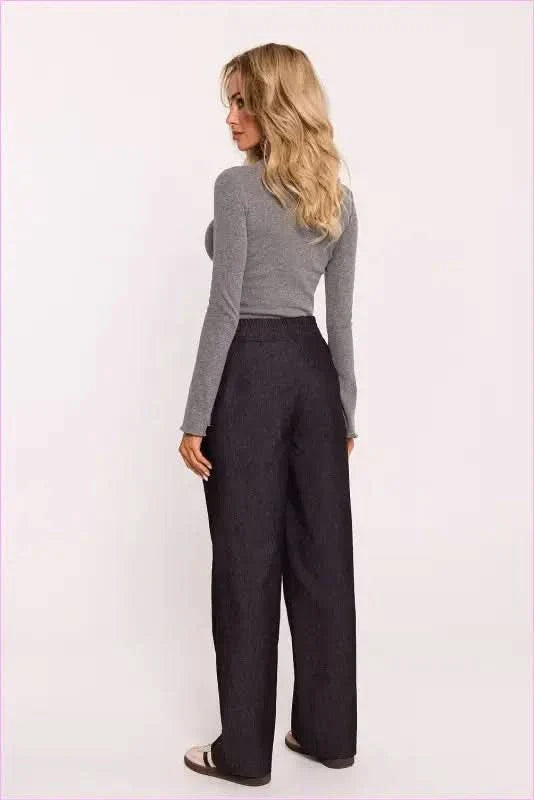 Cotton Wide Leg Pants Unique Style Fashion