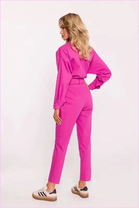 Cotton Wrap Jumpsuit Unique Fashion Style