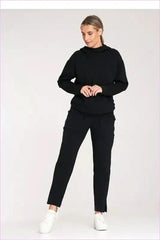 Crinkled Waist Cotton Pants Unique Style