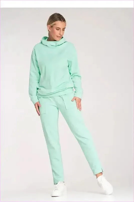 Crinkled Waist Cotton Pants Unique Style