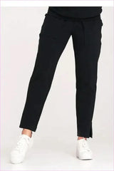 Crinkled Waist Cotton Pants Unique Style