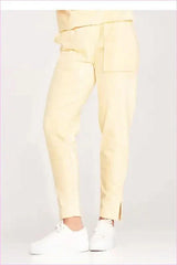 Crinkled Waist Cotton Pants Unique Style