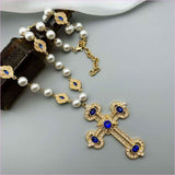 Crowned Pearl Necklace an Avant-garde Piece Marries Raw Power and Elegance