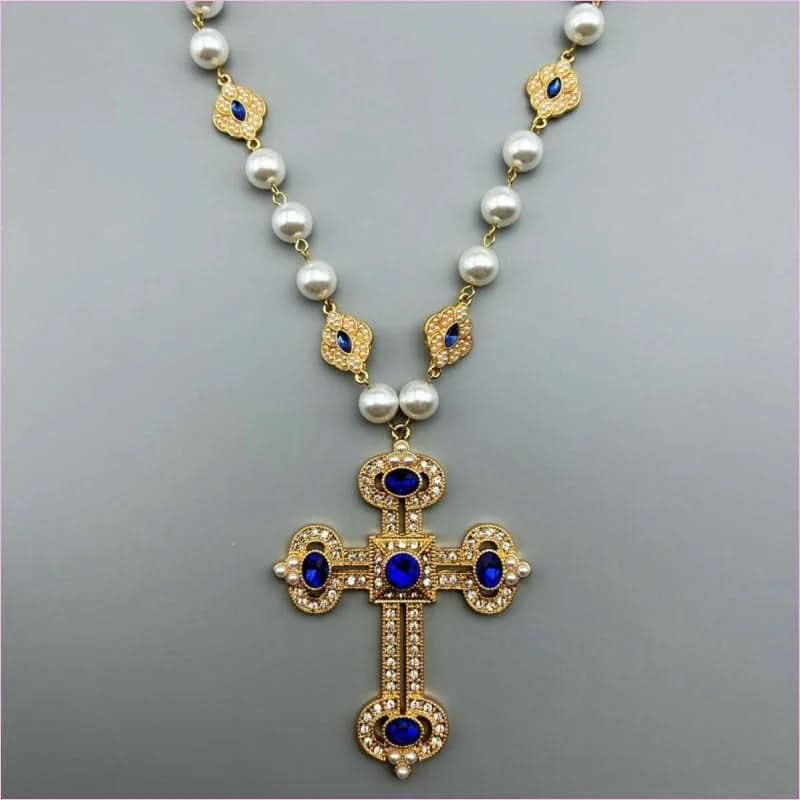 Crowned Pearl Necklace an Avant-garde Piece Marries Raw Power and Elegance